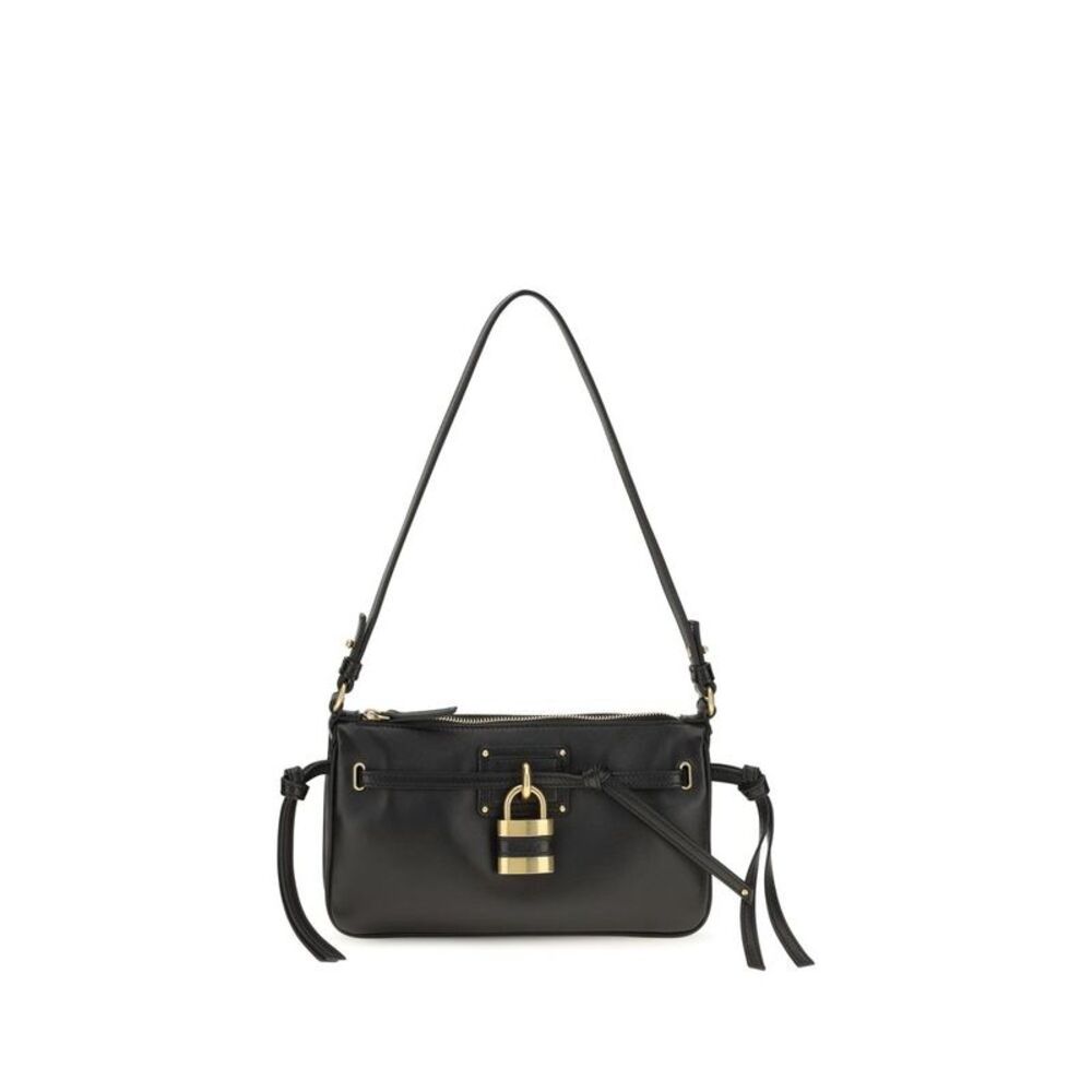 Chloé Black Calf Leather Bos Taurus Shoulder Women's Bag